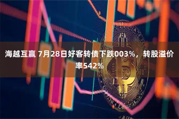 海越互赢 7月28日好客转债下跌003%，转股溢价率542%